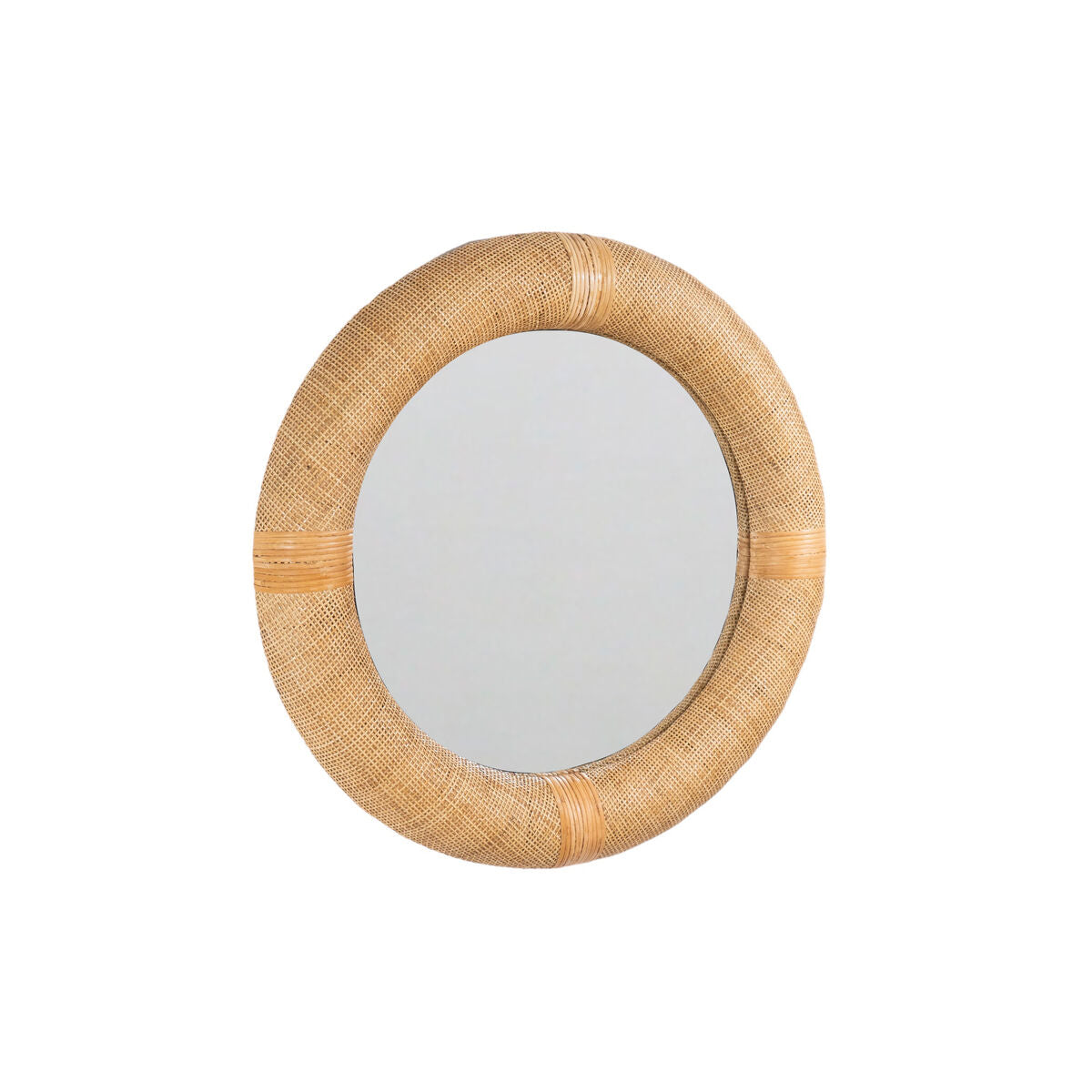 Romimex Natural Rattan wall mirror 80 x 80 x 7 cm 7 x 80 x 80 cm