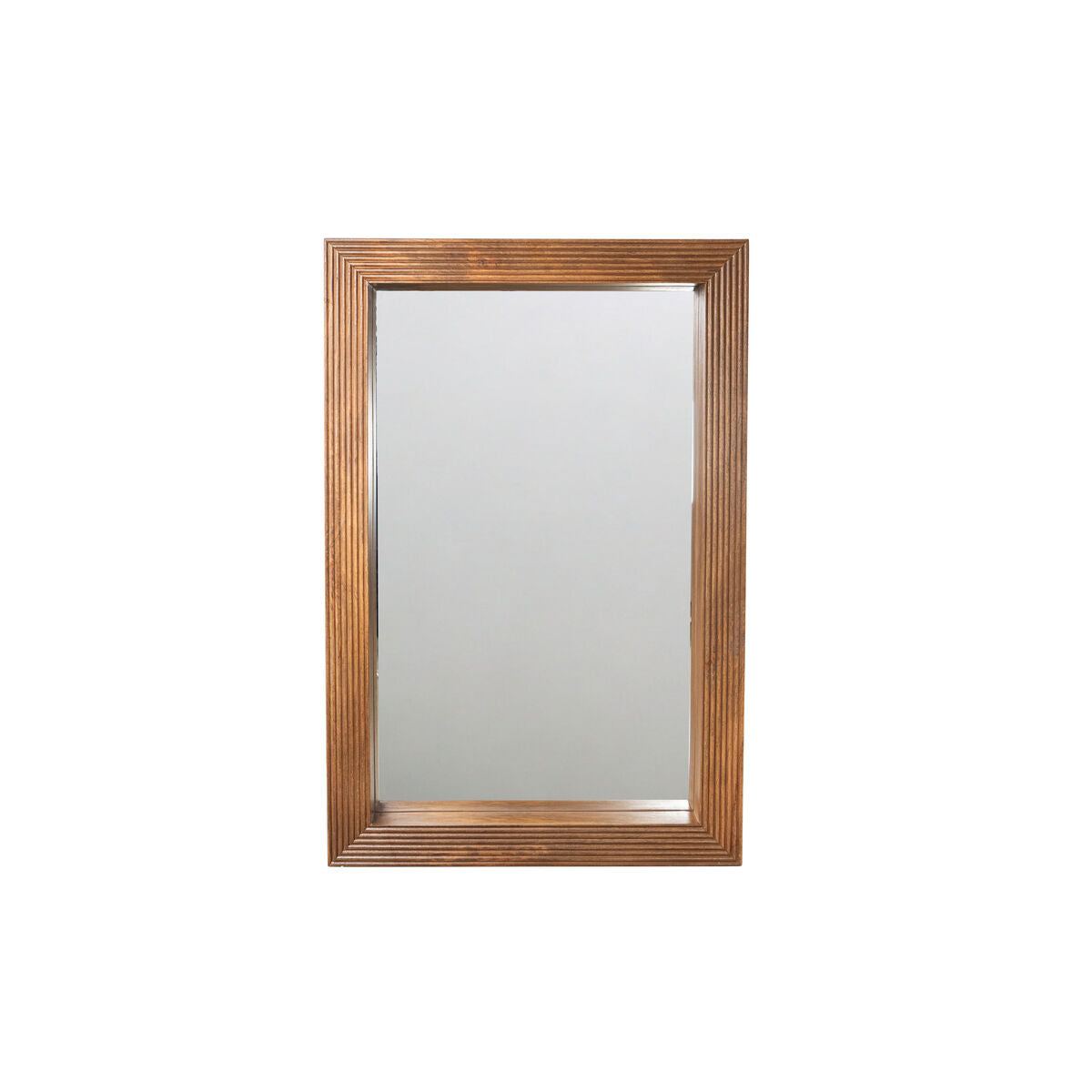 Romimex Brown Mango Wood Wall Mirror 92 x 137 x 12 cm