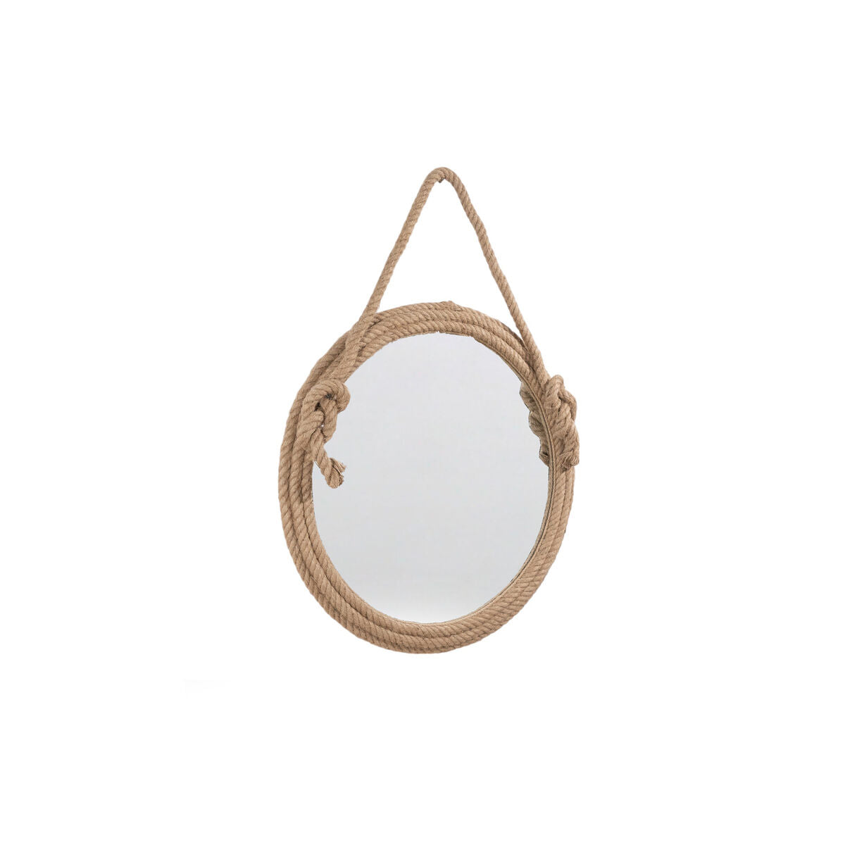 Romimex Natural MDF Wood Wall Mirror 71 x 95 x 4 cm