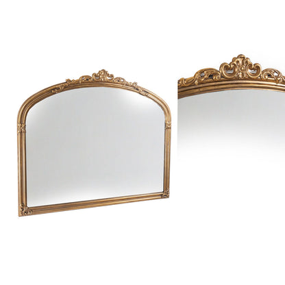 Romimex Gold Metal Wall Mirror 105 x 88 x 4 cm