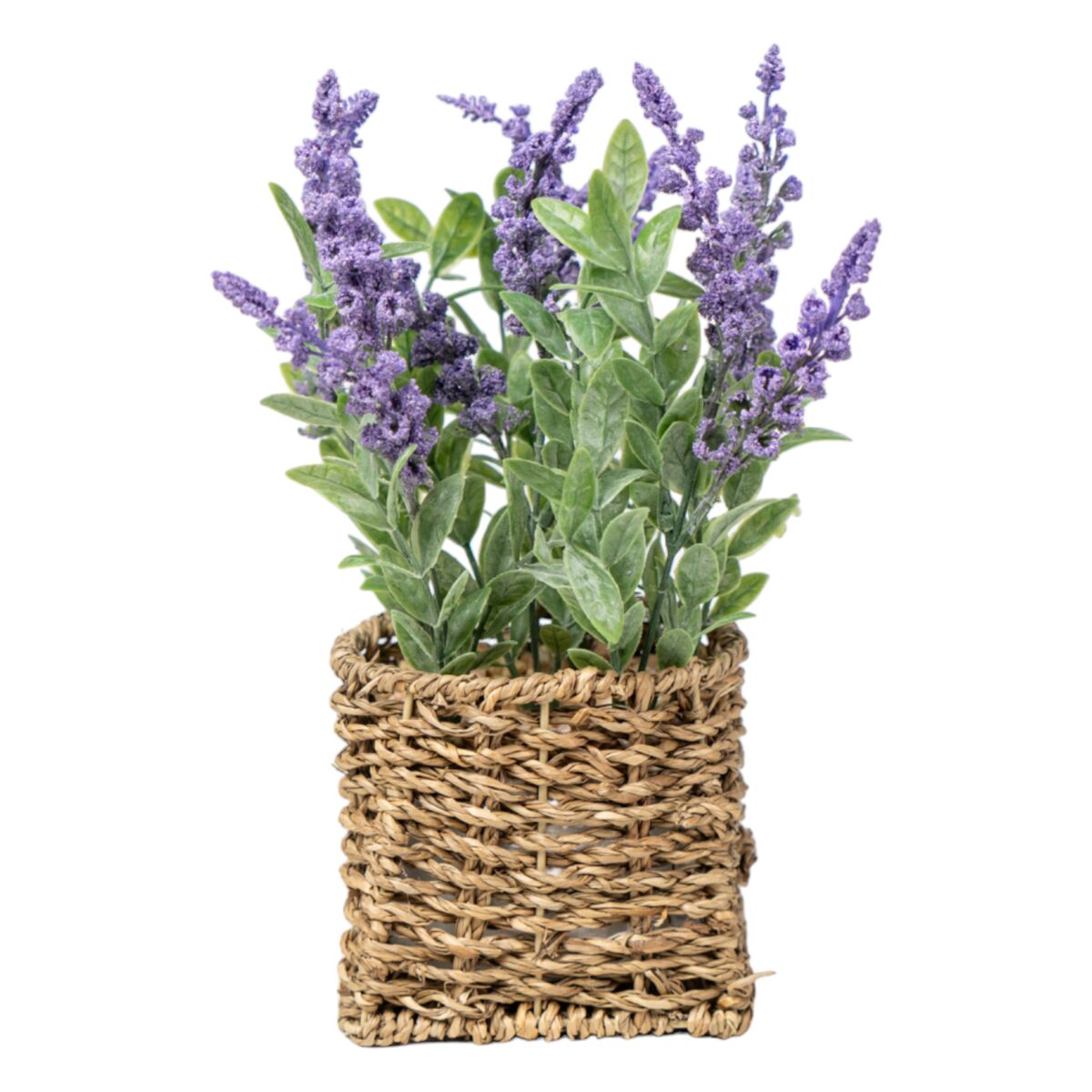 Decorative Plant Romimex Plastic Fiber Lavender 15 x 28 x 15 cm