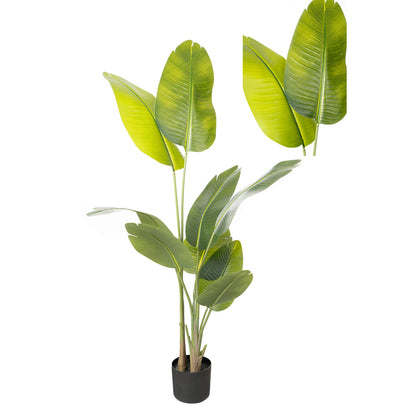 Romimex Strelitzia Decorative Plant Plastic 70 x 140 x 70 cm