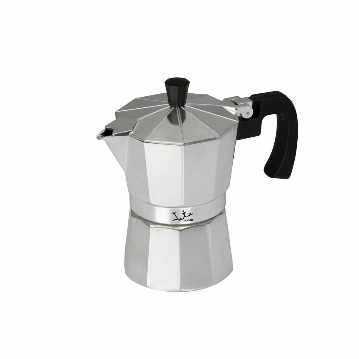 JATA CCA12 Italian Coffee Maker Silver Aluminum 12 Cups (Refurbished A)