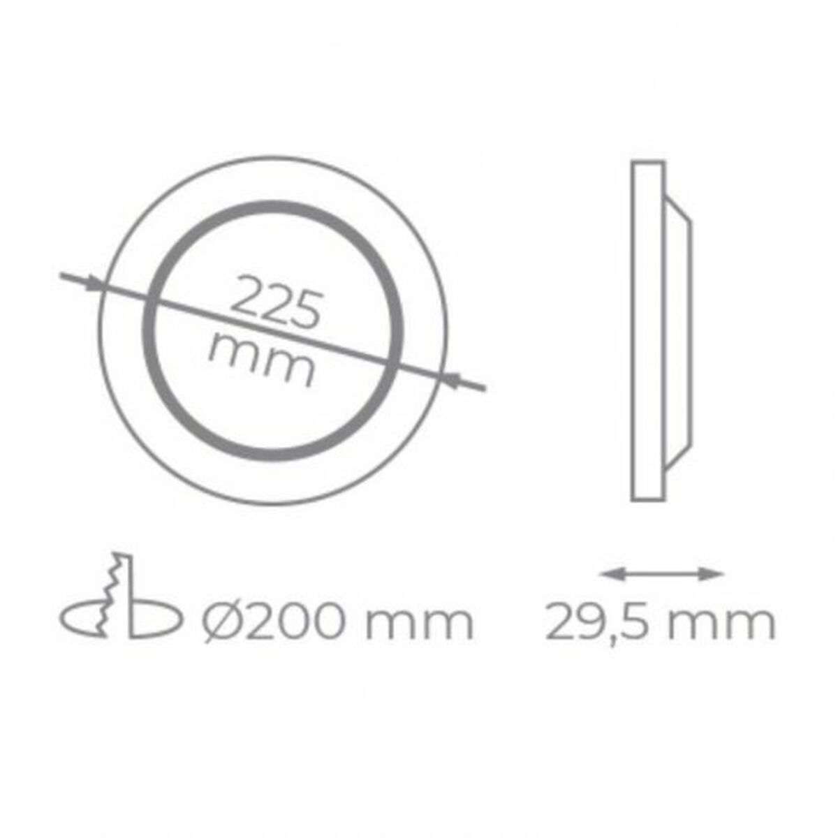 Iglux IG-54-18W-F 18 W LED bulb