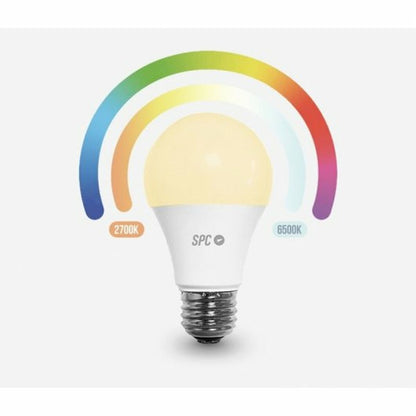 Bombilla Inteligente SPC Aura 800 Wifi 10 W E27 75 W Multicolor E27 800 lm (2700 K) (6500 K) 2700K - 6500K