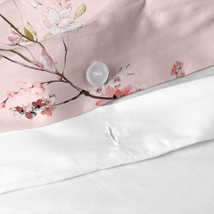 HappyFriday Duvet Cover Chinoiserie rose Multicolor 140 x 200 cm