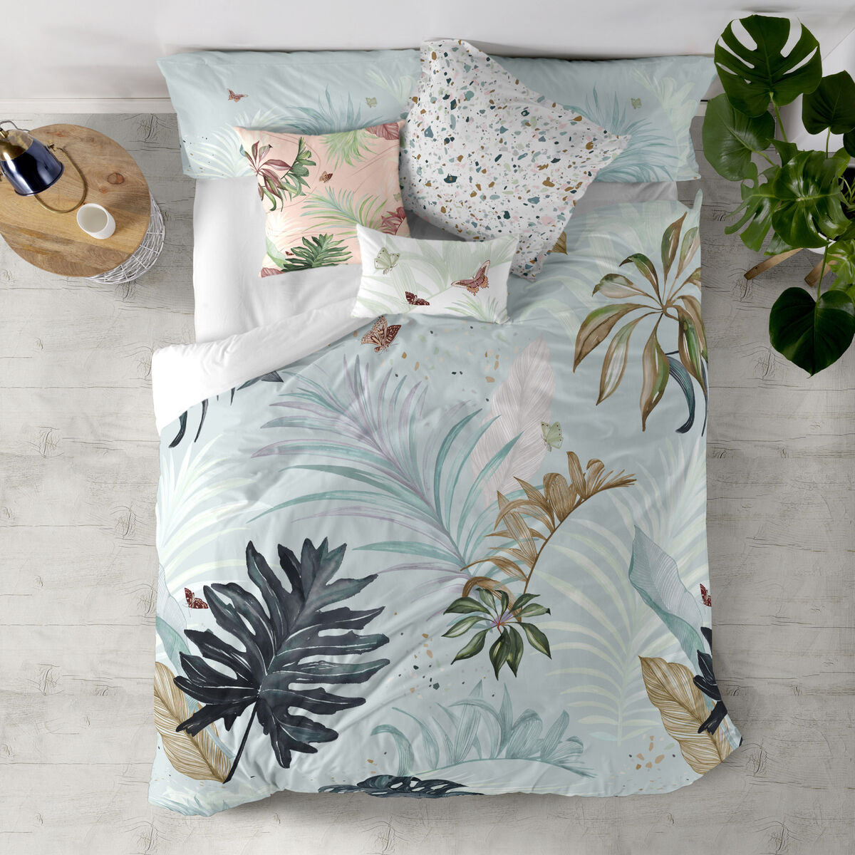 HappyFriday Tropical Multicolor Duvet Cover 140 x 200 cm