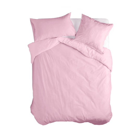 HappyFriday Basic Duvet Cover Light pink 140 x 200 cm