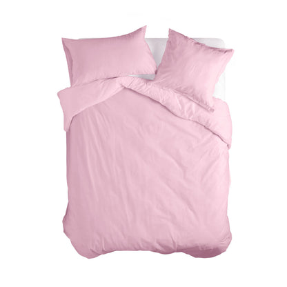 HappyFriday BASIC Duvet Cover Light pink 260 x 220 cm