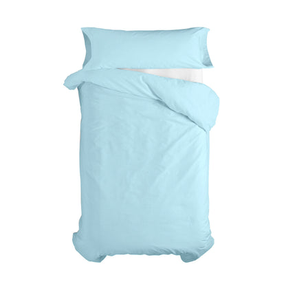 HappyFriday Basic Kids Duvet Cover Set Blue 80/90 Bed 2 Pieces