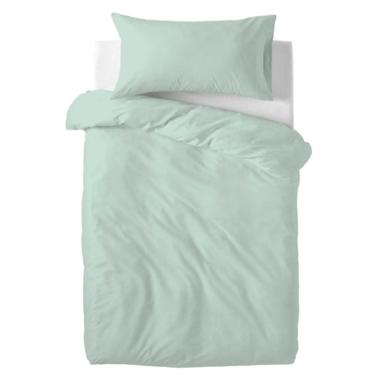 HappyFriday Basic Kids Mint Baby Crib Duvet Cover Set 2 Pieces