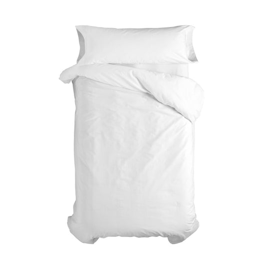 HappyFriday Basic Kids Duvet Cover Set White 2 Pieces