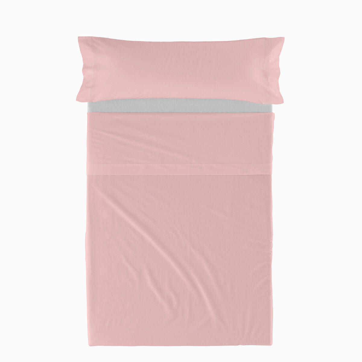 HappyFriday BASIC KIDS Light Pink Bed Sheet Set 80/90 2 Pieces