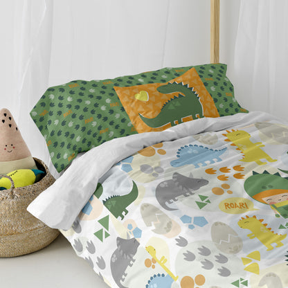 HappyFriday Happynois Happydino Duvet Cover Set Multicolour 80/90 Bed 2 Pieces