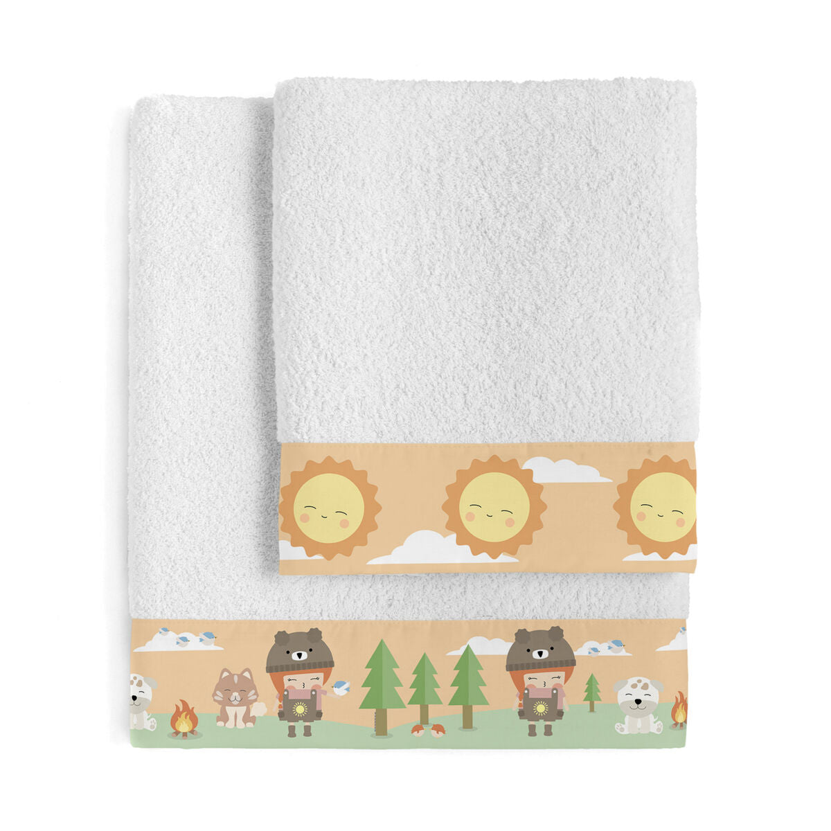 HappyFriday Happynois Camping Towel Set Multicolour 2 Pieces