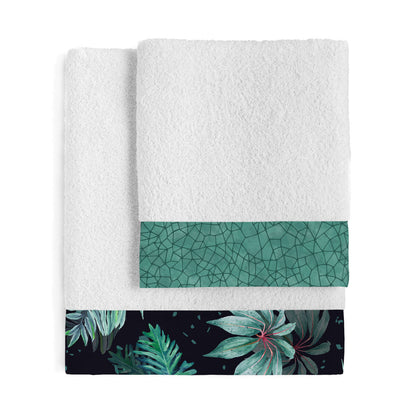 HappyFriday Ebony Multicolor 2 Piece Towel Set