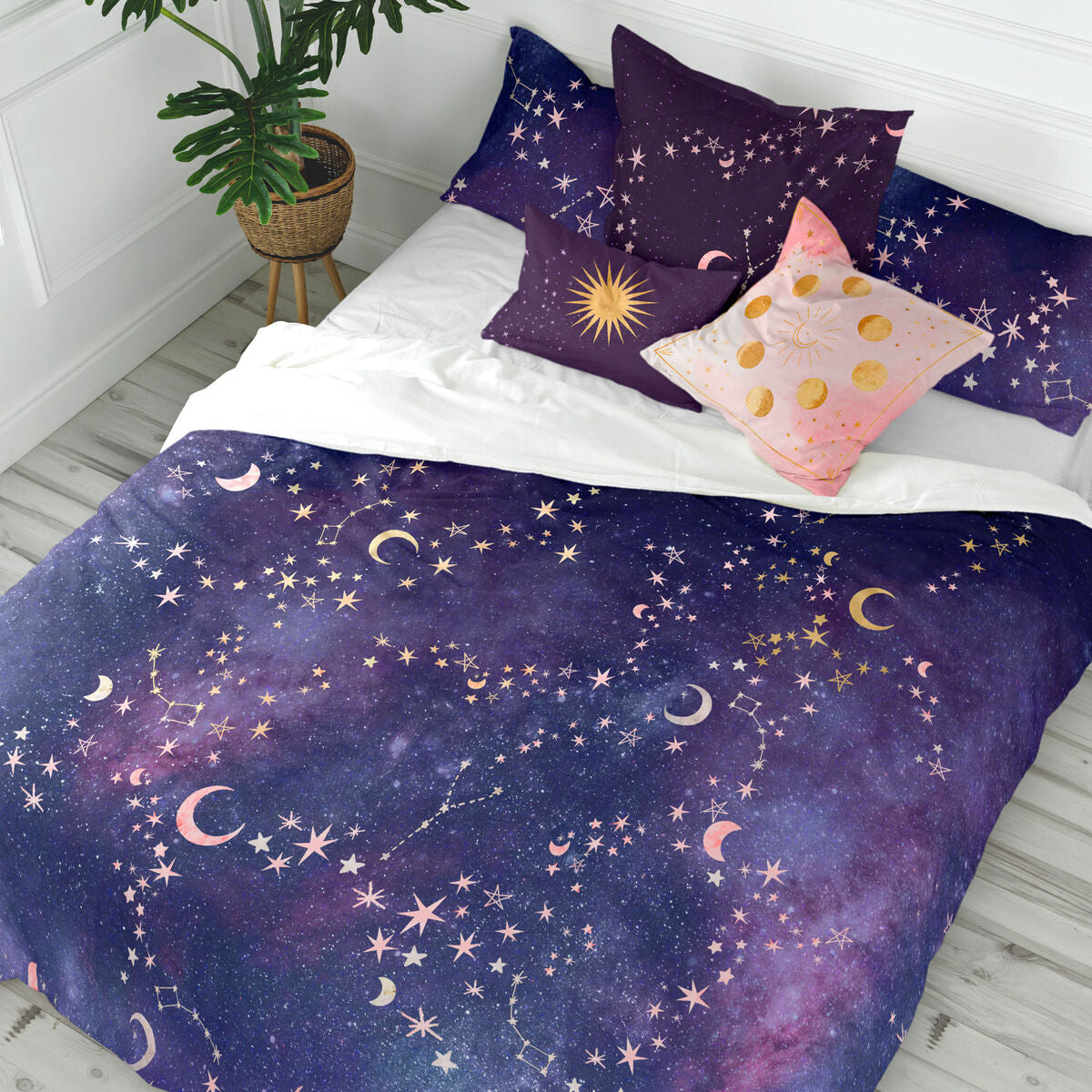 HappyFriday Ultraviolet Multicolor Duvet Cover 260 x 220 cm