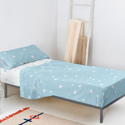 HappyFriday Basic Kids Little star Blue Bed Sheet Set 80/90 2 Pieces