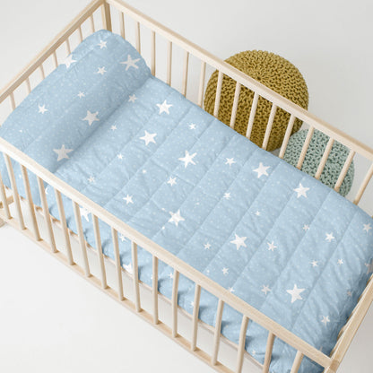 HappyFriday BASIC KIDS Quilt Blue 100 x 130 cm Baby Crib