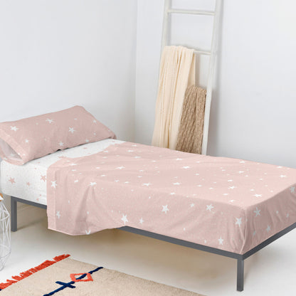 HappyFriday Basic Kids Little star Pink Bed Sheet Set 80/90 2 Pieces