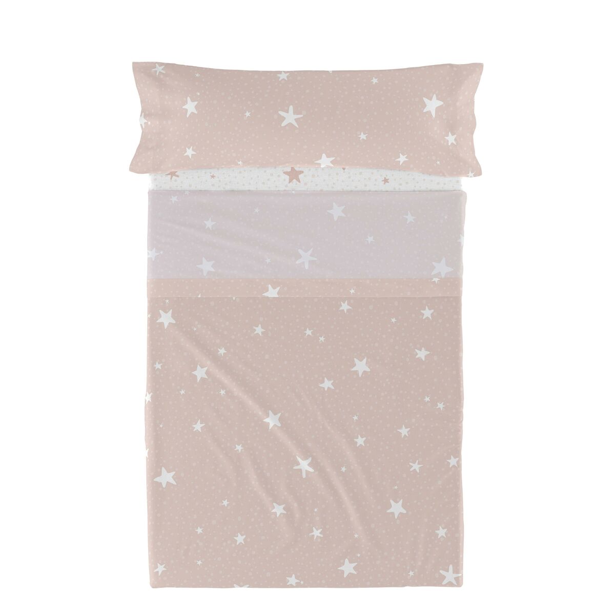 HappyFriday Basic Kids Little star Pink Bed Sheet Set 80/90 2 Pieces