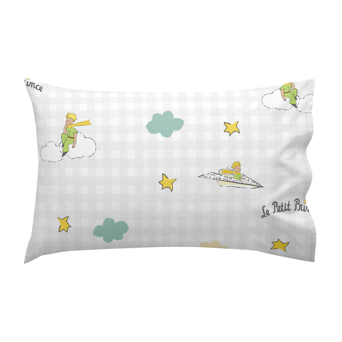 HappyFriday Le Petit Prince Nuages ​​Multicolor Baby Crib Duvet Cover Set 2 Pieces