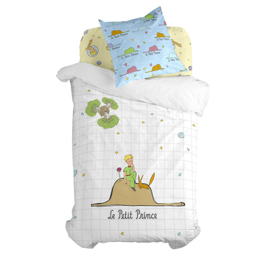 Juego de funda nórdica HappyFriday Le Petit Prince Imagination Multicolor Cama de 80 2 Piezas