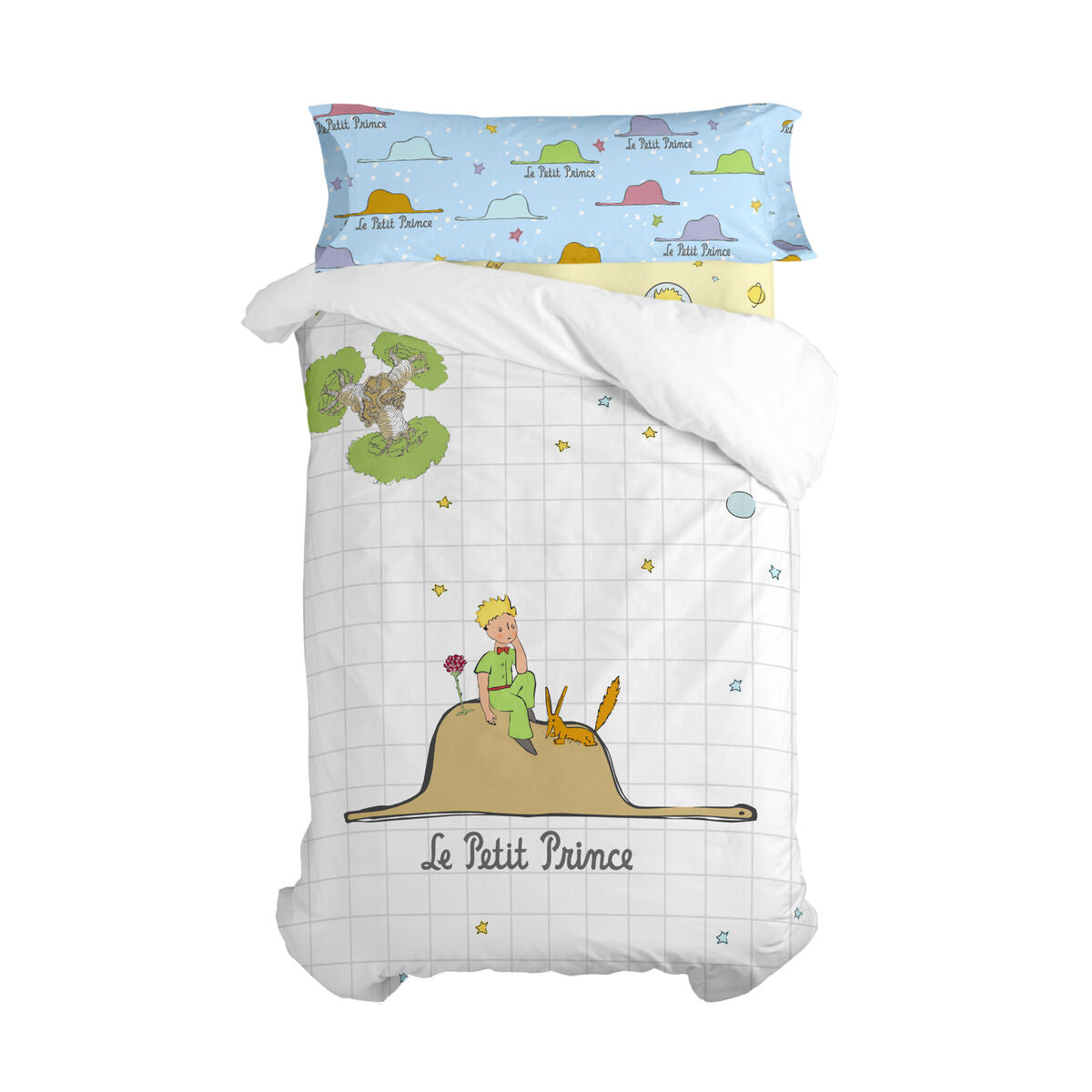 HappyFriday Le Petit Prince Imagination Duvet Cover Set Multicolour Bed 105 2 Pieces