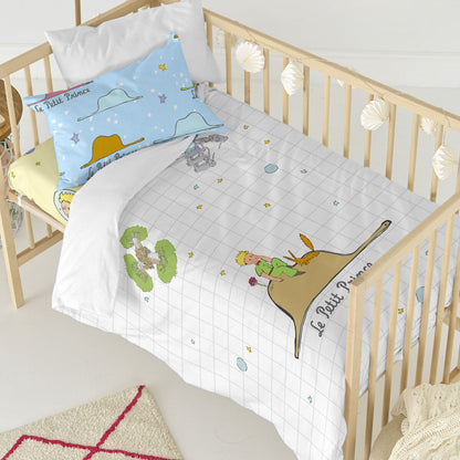 HappyFriday Le Petit Prince Imagination Multicolor Baby Crib Duvet Cover Set 2 Pieces