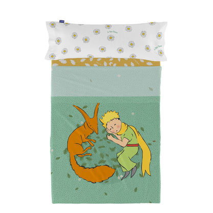 Juego de Sábanas HappyFriday Le Petit Prince Le printemps  Multicolor Cama de 105 2 Piezas