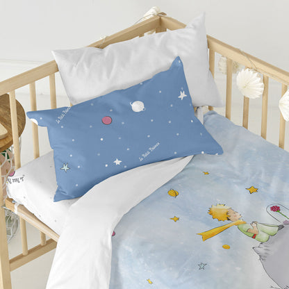 HappyFriday Le Petit Prince Univers Multicolor Baby Crib Duvet Cover Set 2 Pieces