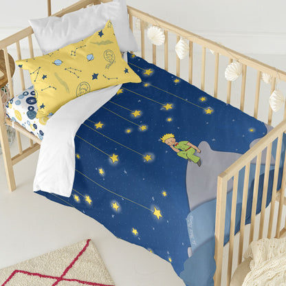 HappyFriday Le Petit Prince La Nuit Multicolor Baby Crib Duvet Cover Set 2 Pieces