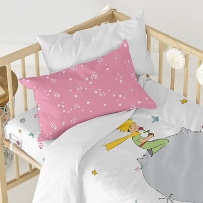 HappyFriday Le Petit Prince Campagne Multicolor Baby Crib Duvet Cover Set 2 Pieces