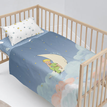 HappyFriday Le Petit Prince La lune Multicolor Baby Crib Sheet Set 2 Pieces