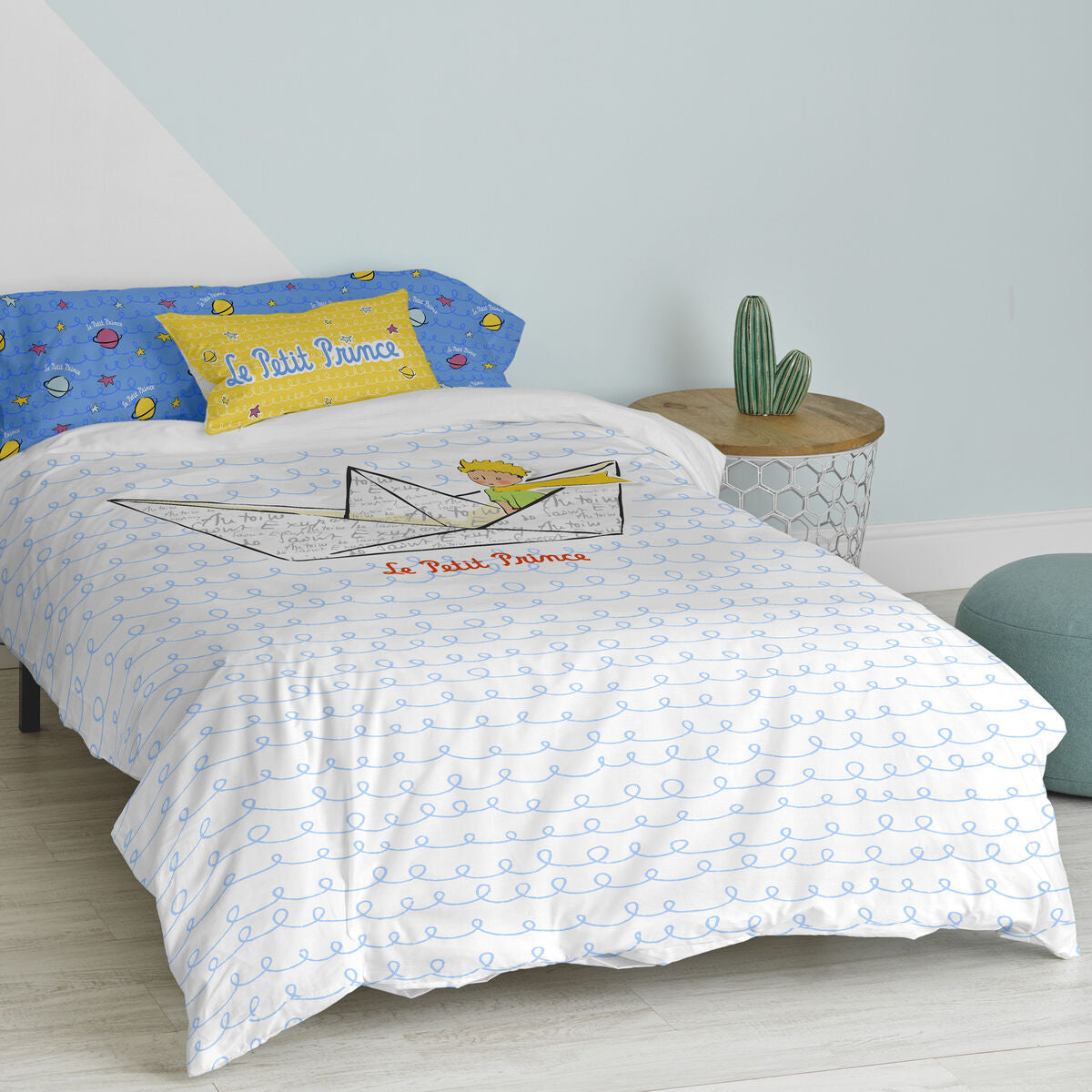 HappyFriday Le Petit Prince Navire Duvet Cover Set Multicolour Bed 80/90 2 Pieces