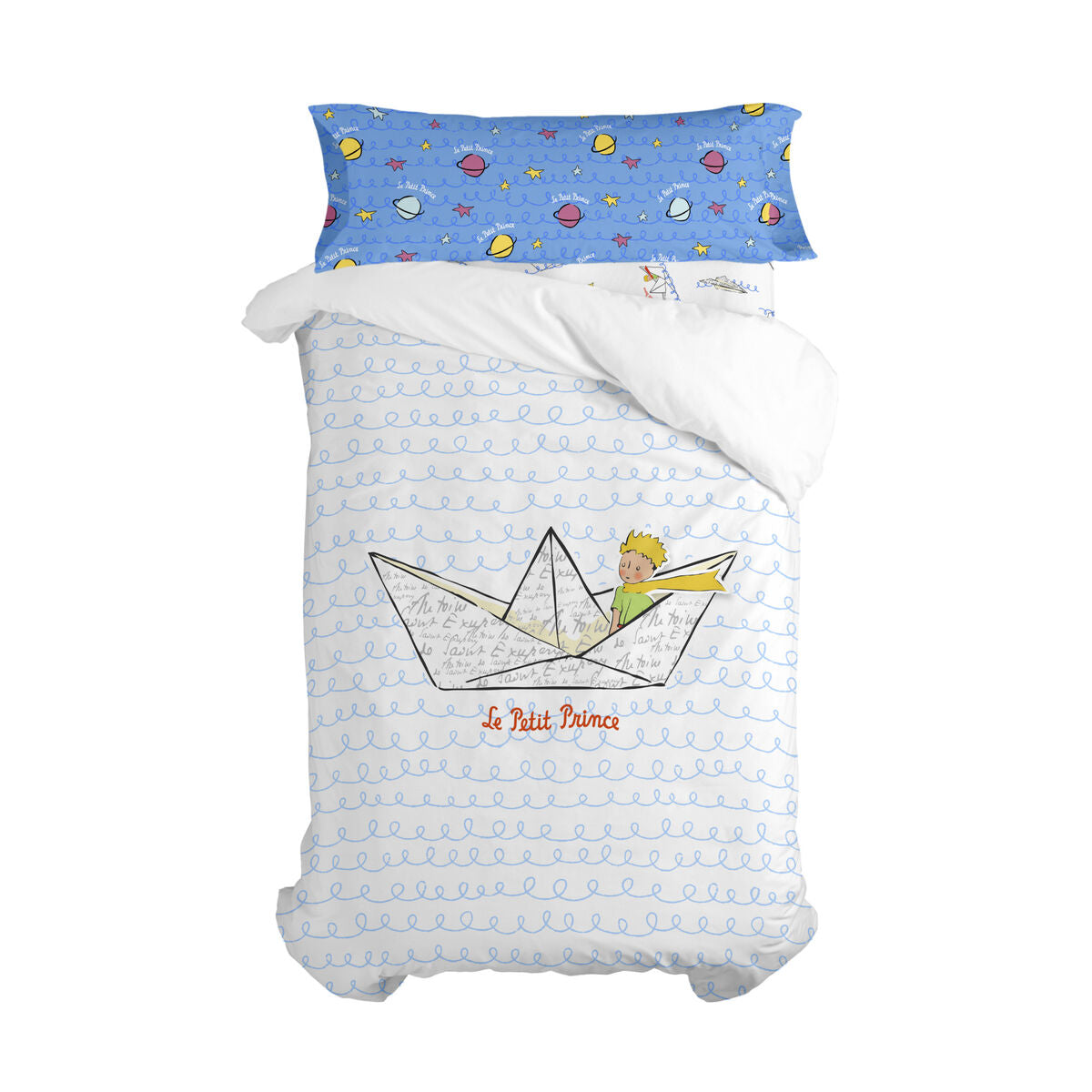 HappyFriday Le Petit Prince Navire Duvet Cover Set Multicolour Bed 80/90 2 Pieces