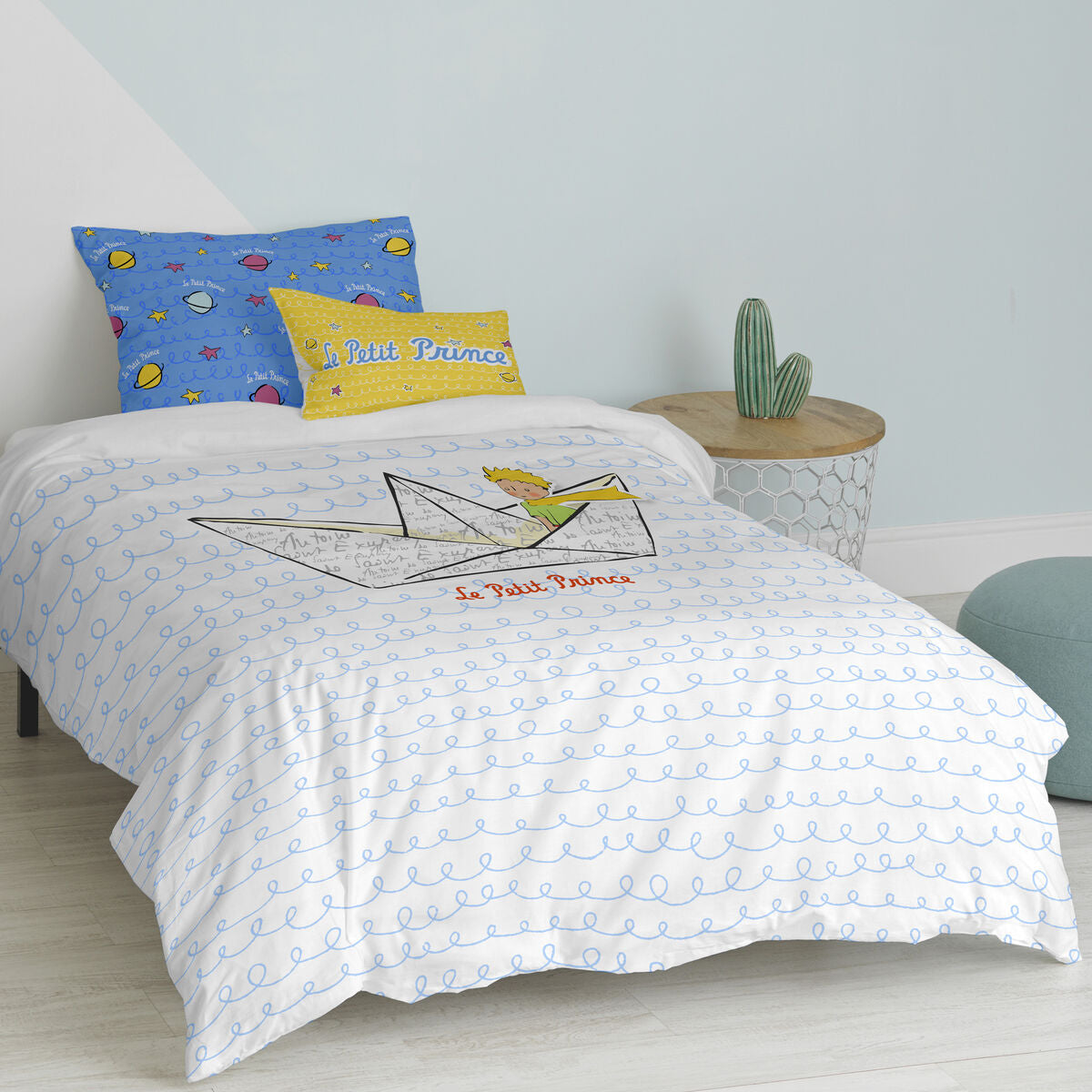 HappyFriday Le Petit Prince Navire Duvet Cover Set Multicolour Bed 80 2 Pieces