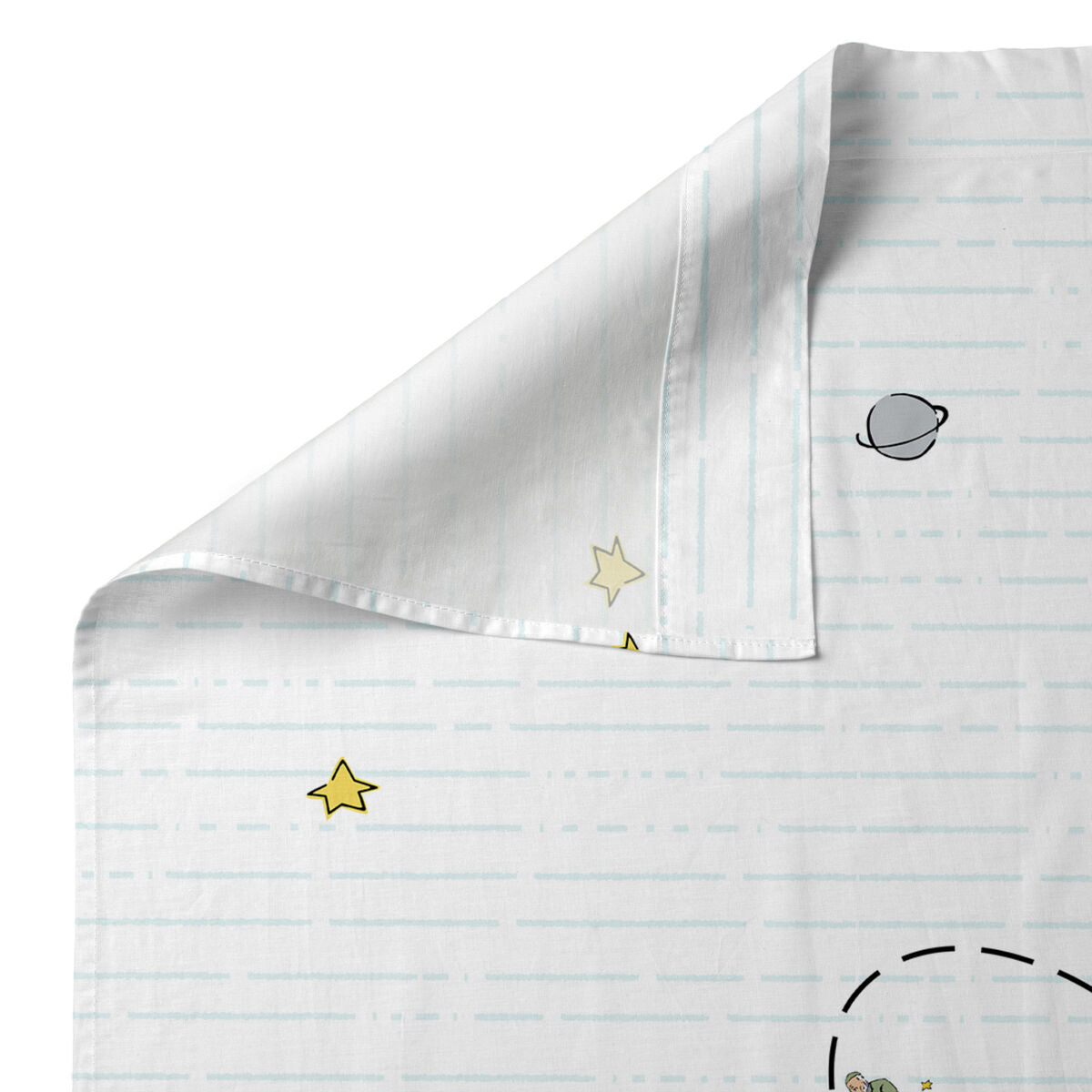 HappyFriday Le Petit prince Voyageur Multicolor Baby Crib Sheet Set 2 Pieces