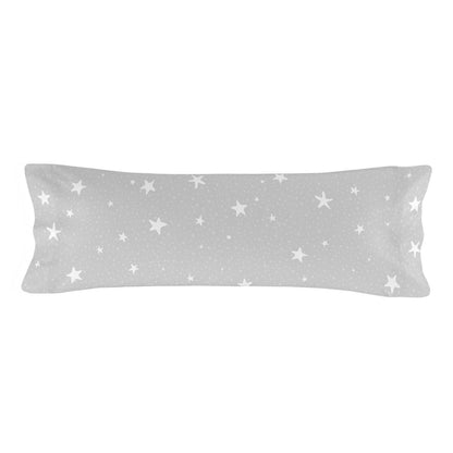 Juego de Sábanas HappyFriday Basic Kids Little star Gris Cama de 80/90 2 Piezas