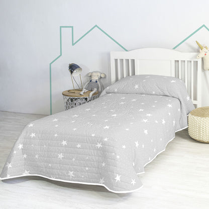 HappyFriday BASIC KIDS Gray Quilt 180 x 260 cm