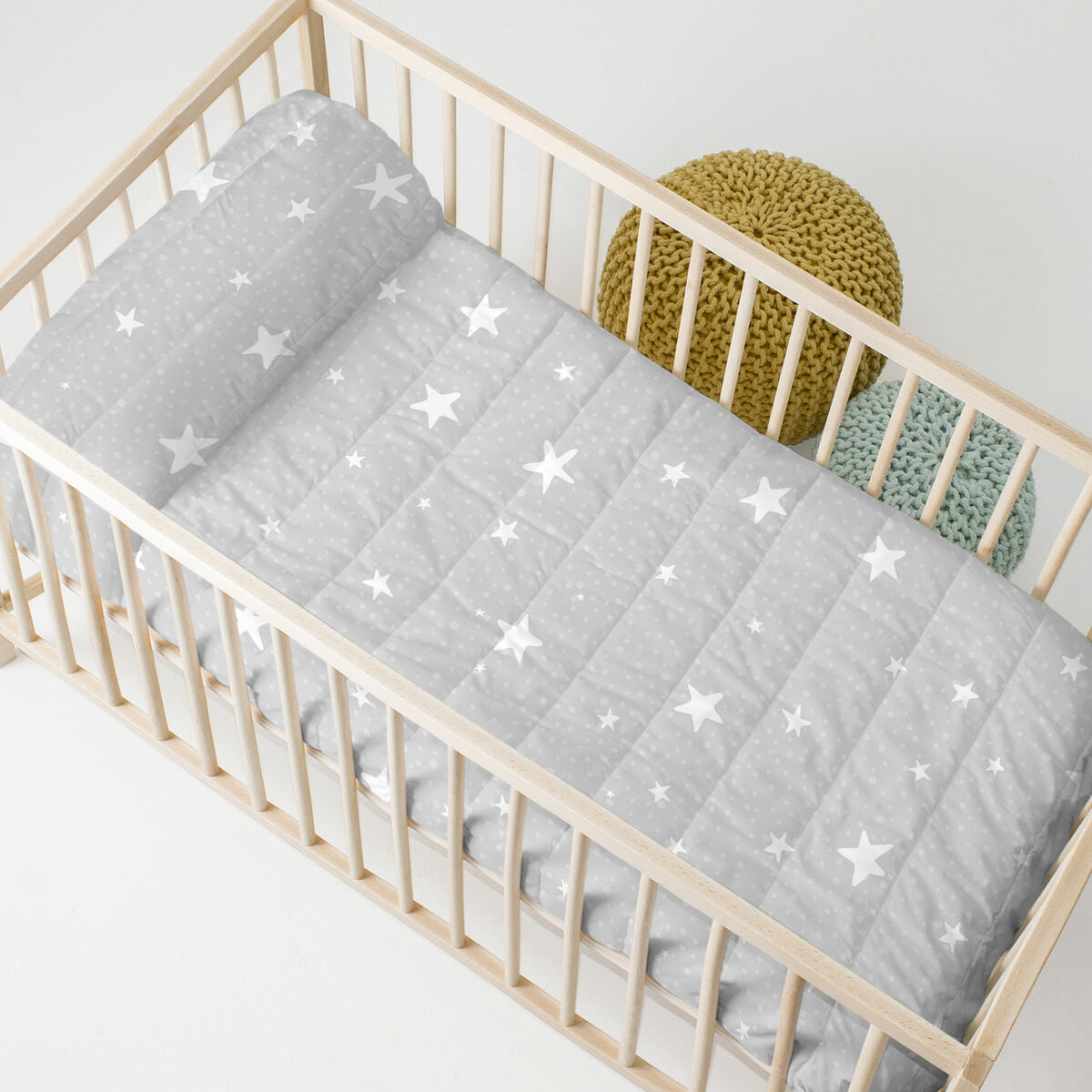 HappyFriday BASIC KIDS Quilt Grey 100 x 130 cm Baby Crib