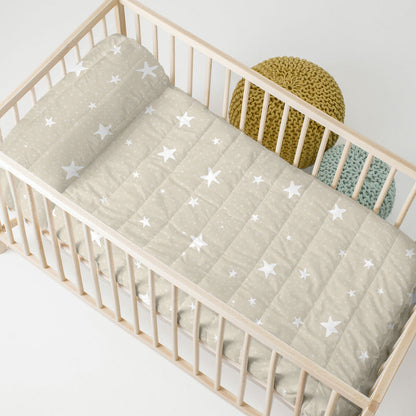 HappyFriday BASIC KIDS Beige Quilt 100 x 130 cm Baby Crib