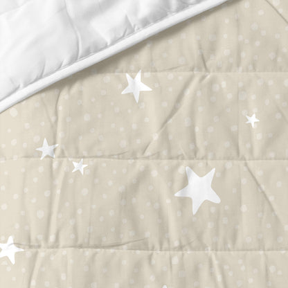 HappyFriday BASIC KIDS Beige Quilt 100 x 130 cm Baby Crib