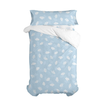 HappyFriday Basic Kids Duvet Cover Set Blue 105 Bed 2 Pieces