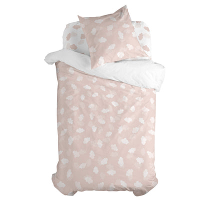 HappyFriday Basic Kids Pink Duvet Cover Set 80cm Bed 2 Pieces