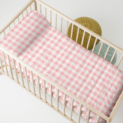 HappyFriday BASIC KIDS Pink Quilt 100 x 130 cm Baby Crib