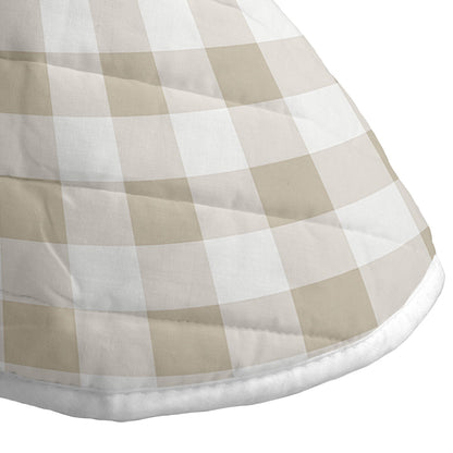 HappyFriday Basic Vichy Beige Quilt 180 x 260 cm