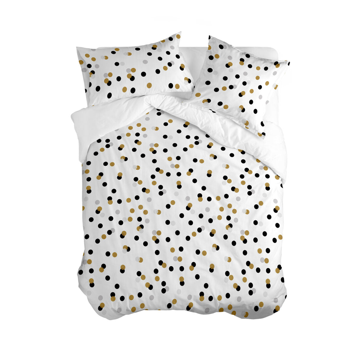 HappyFriday Duvet Cover Blanc Golden dots Multicolor 140 x 200 cm