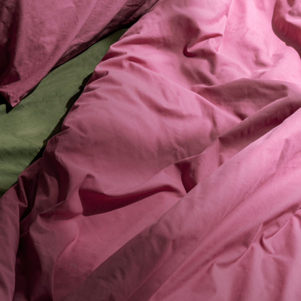 HappyFriday BASIC Magenta Duvet Cover 140 x 200 cm