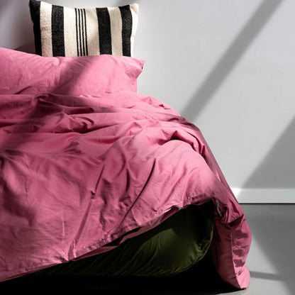 HappyFriday BASIC Magenta Duvet Cover 140 x 200 cm